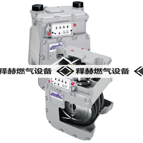 美國AMCOAC630型膜式燃氣表美國AMCO工業(yè)中壓皮膜表